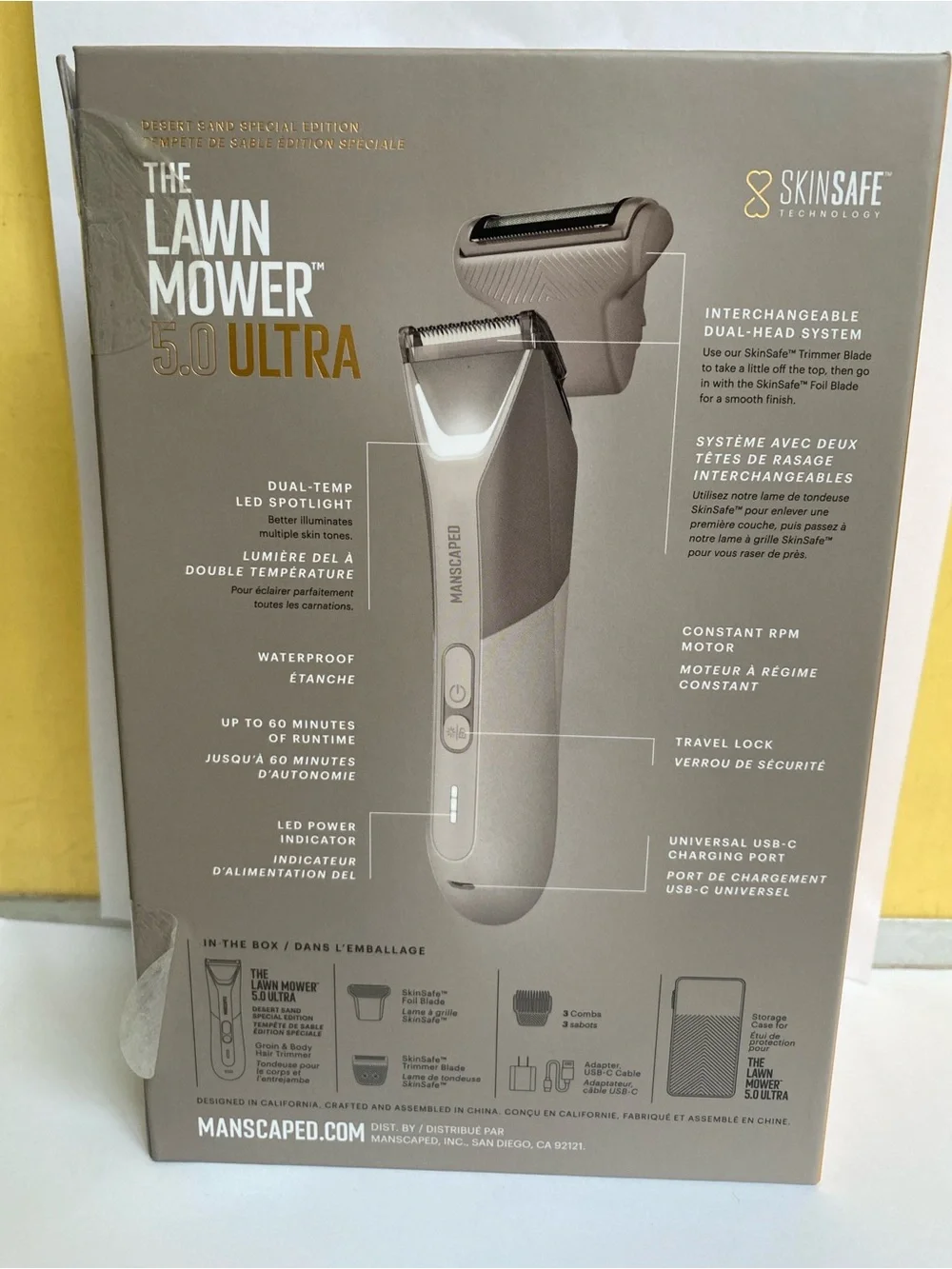 The Lawn Mower 5.0 Ultra Grooming Trimmer - Taupe/Gold brand new in box